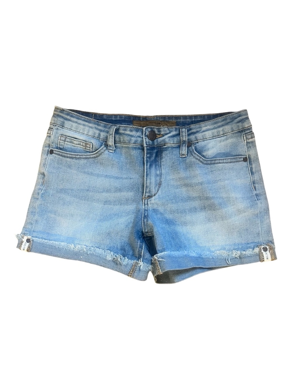 Joe’s Jeans Girls Light Wash Denim Shorts Size 14/16 Frayed Hem